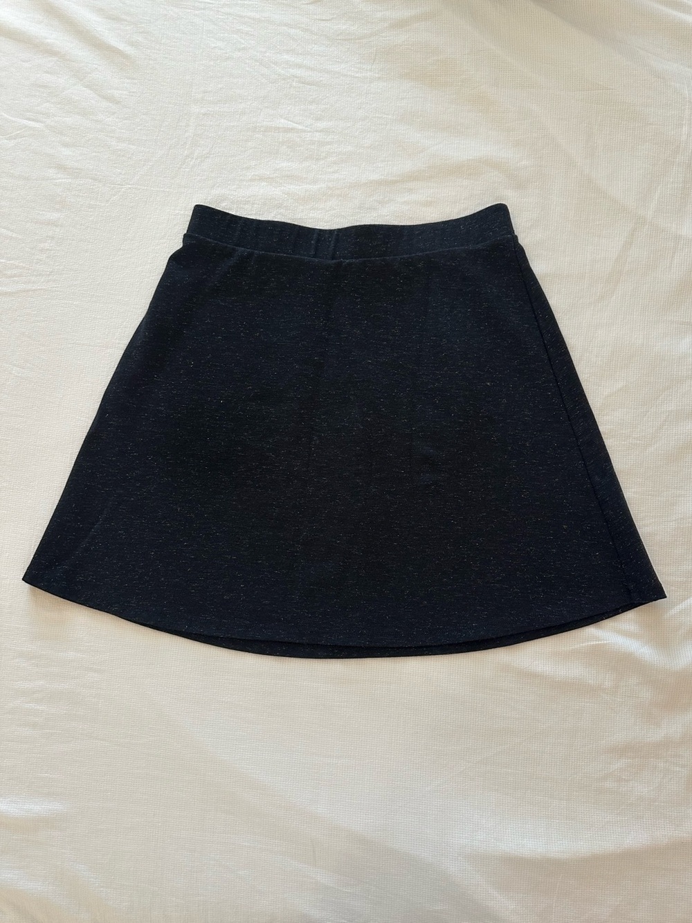 Loft Skirt with Metallic Rainbow Thread Accents